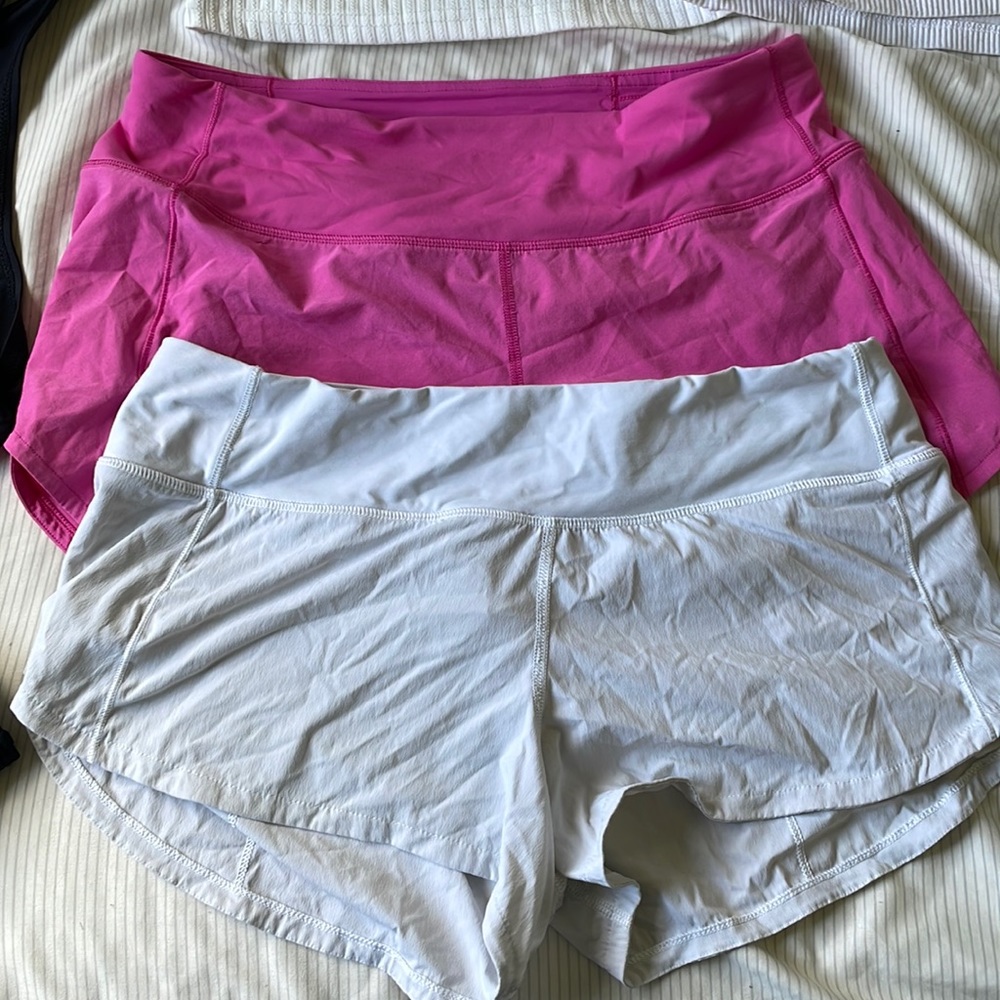 Pair of Lulu Lemon active shorts